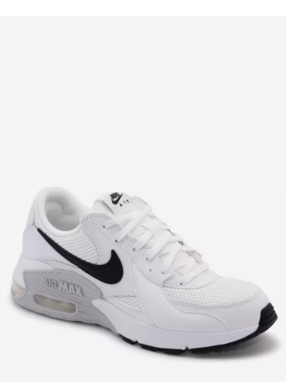 Nike Womens White and Black Air Max emcee Running Shoes